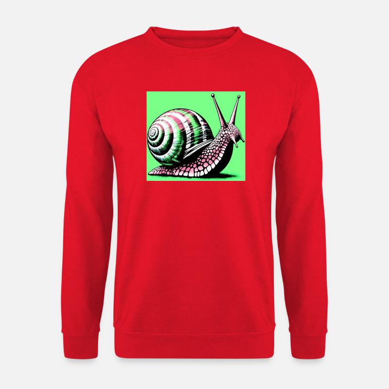 Snail - Unisex Sweatshirt - red