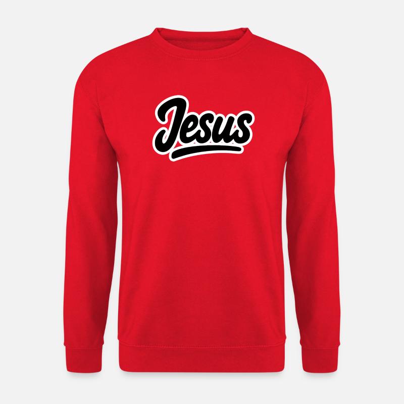 Jesus  - Unisex Pullover - Rot