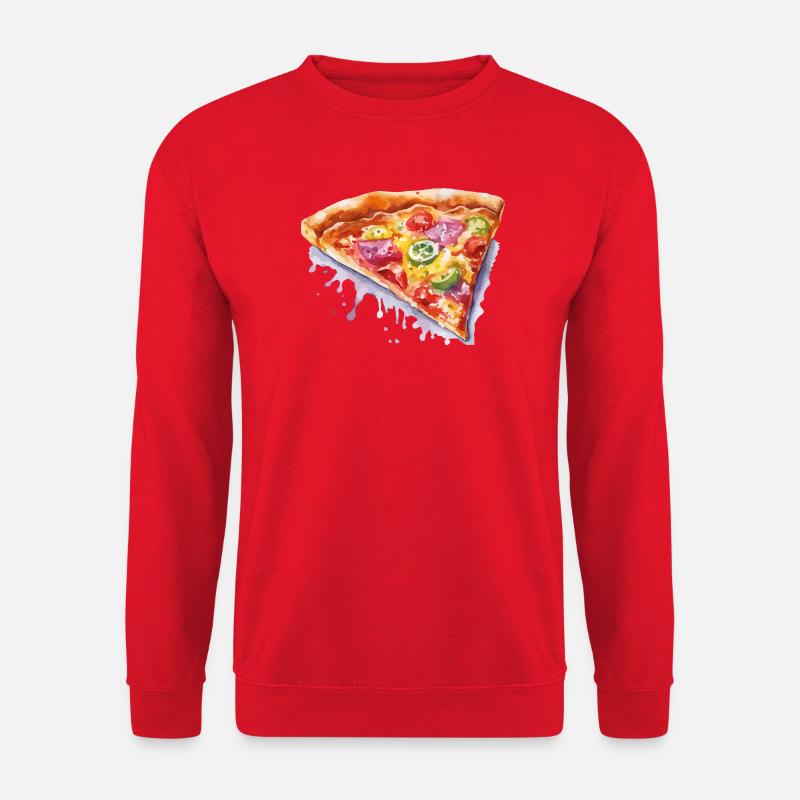 pizza - Unisex Pullover - Rot