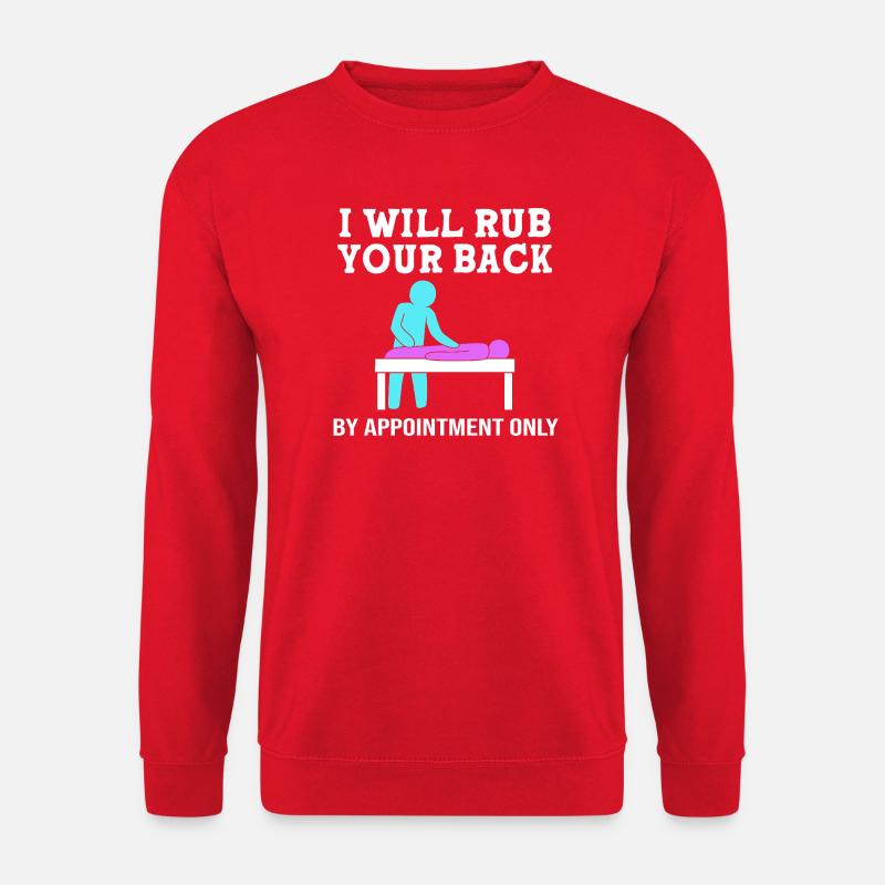 Massage masseur, masseuse, naturopath - Unisex Sweatshirt - red