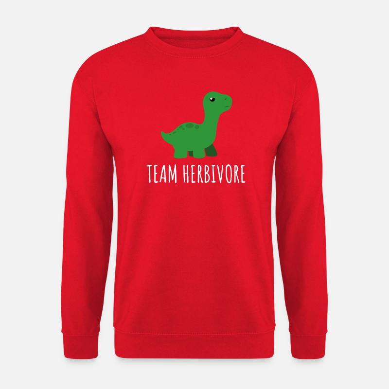 Herbivore Dino Team Tee - Unisex Sweatshirt - red
