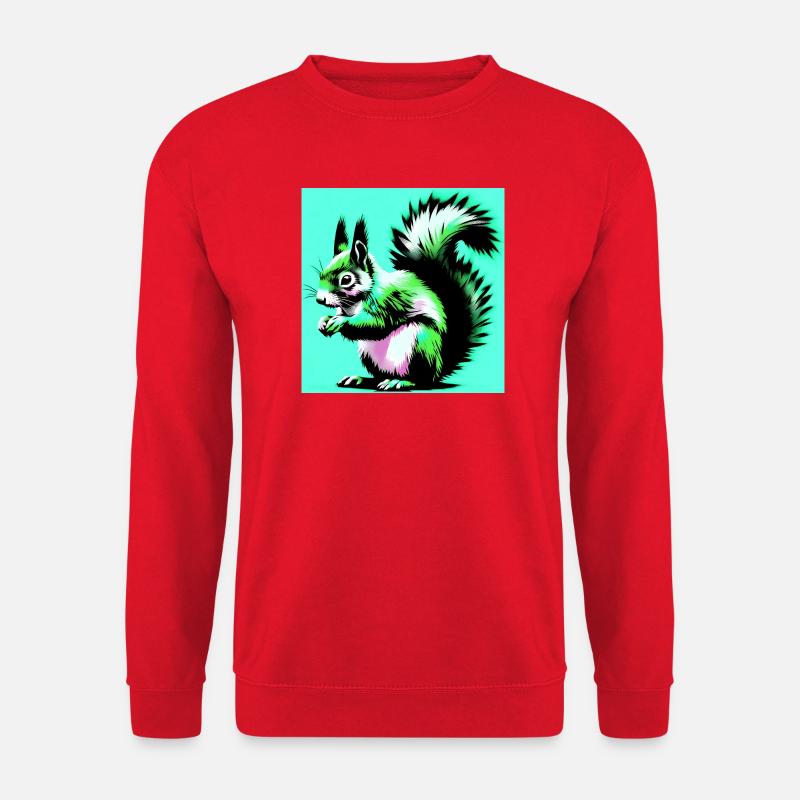 squirrel - Unisex Sweatshirt - red