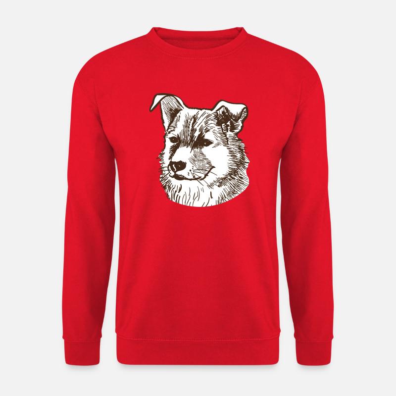 Hund - Unisex Pullover - Rot