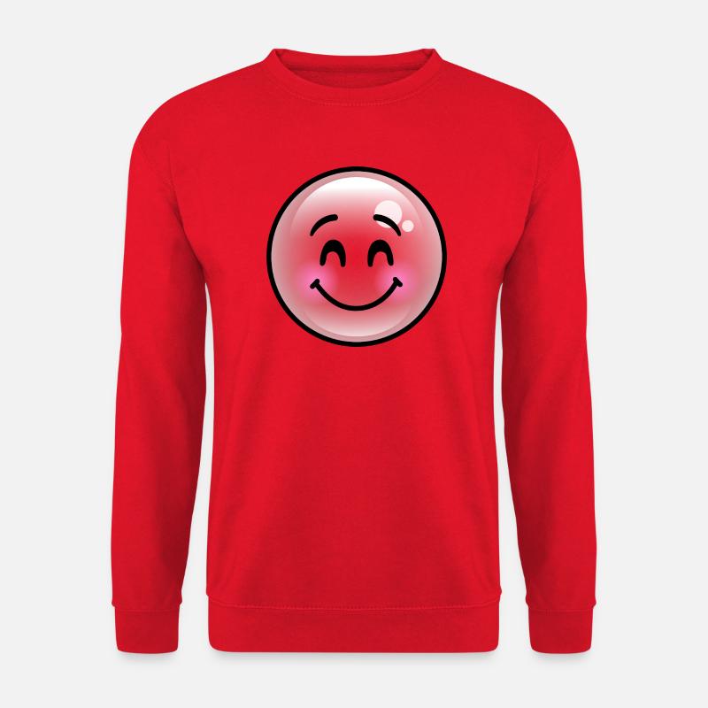 Cute Grey Bubble - Unisex Sweatshirt - red