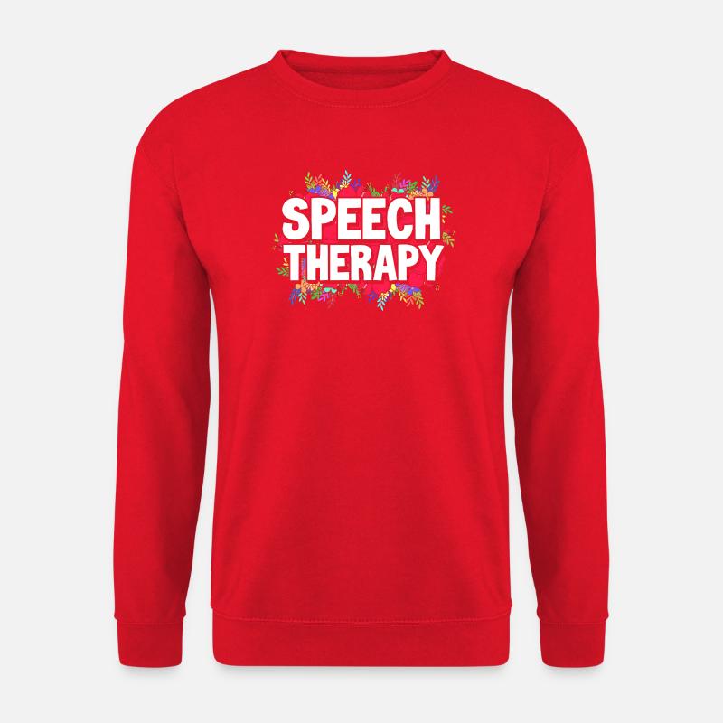Logopäde Logopädin Logopädie - Unisex Pullover - Rot