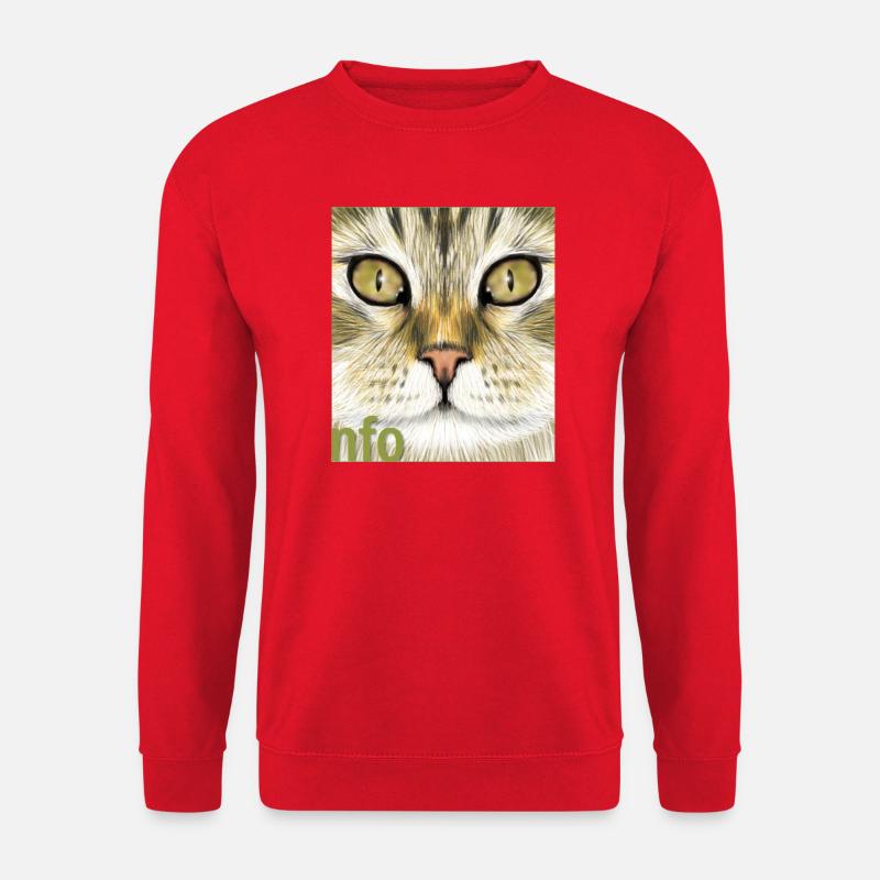 Norwegische Waldkatze - Unisex Pullover - Rot