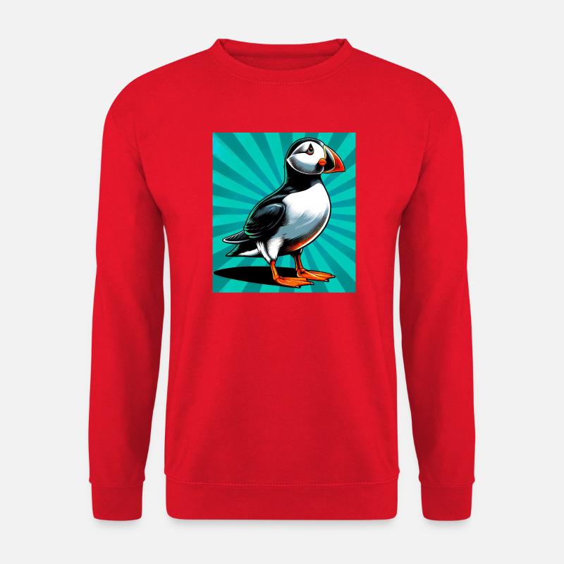 Papageitaucher - Unisex Pullover - Rot