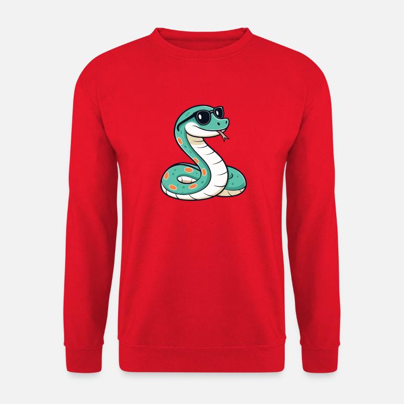 Snake Casual Sonnenbrillen - Unisex Pullover - Rot