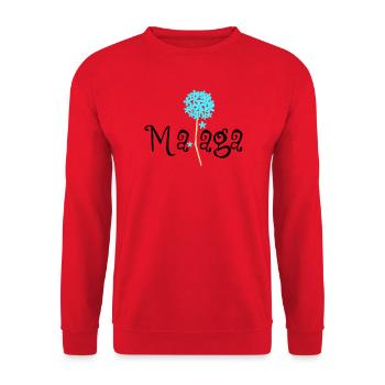 Malaga Biznaga - Sweat-shirt Unisexe - rouge - Devant - Alina (178cm) & Michal (187cm)