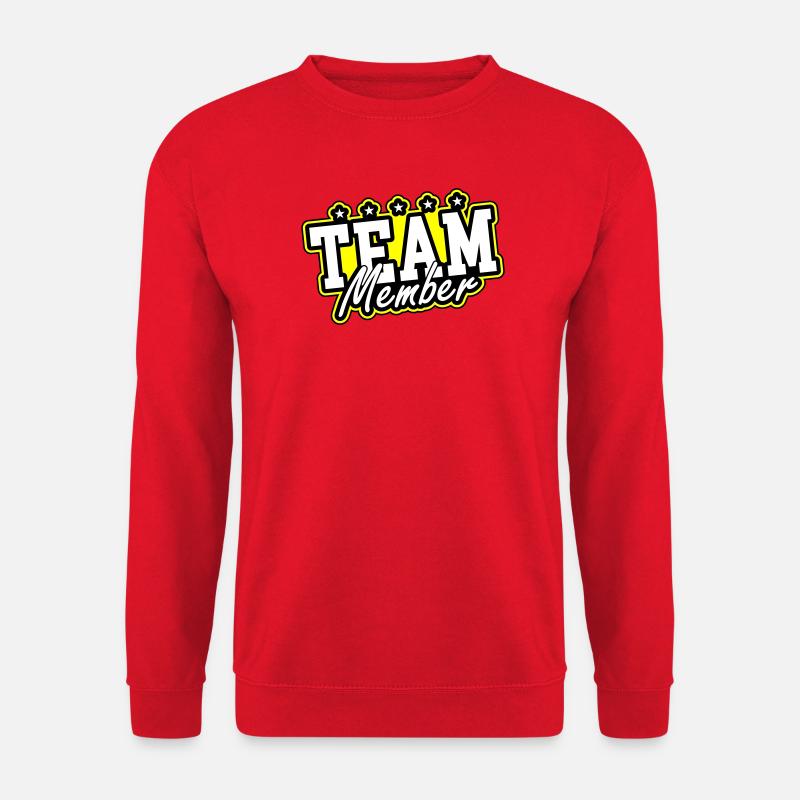 Team Mitglied - Unisex Pullover - Rot