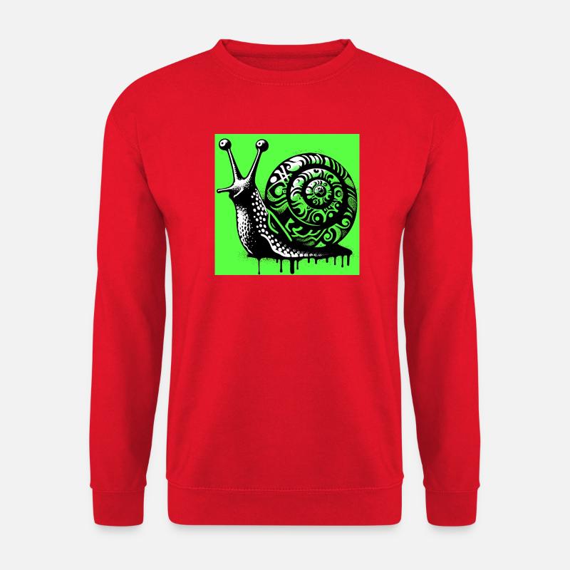 Snail - Unisex Sweatshirt - red
