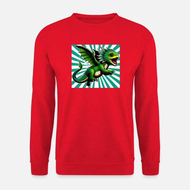 Drache - Unisex Pullover - Rot