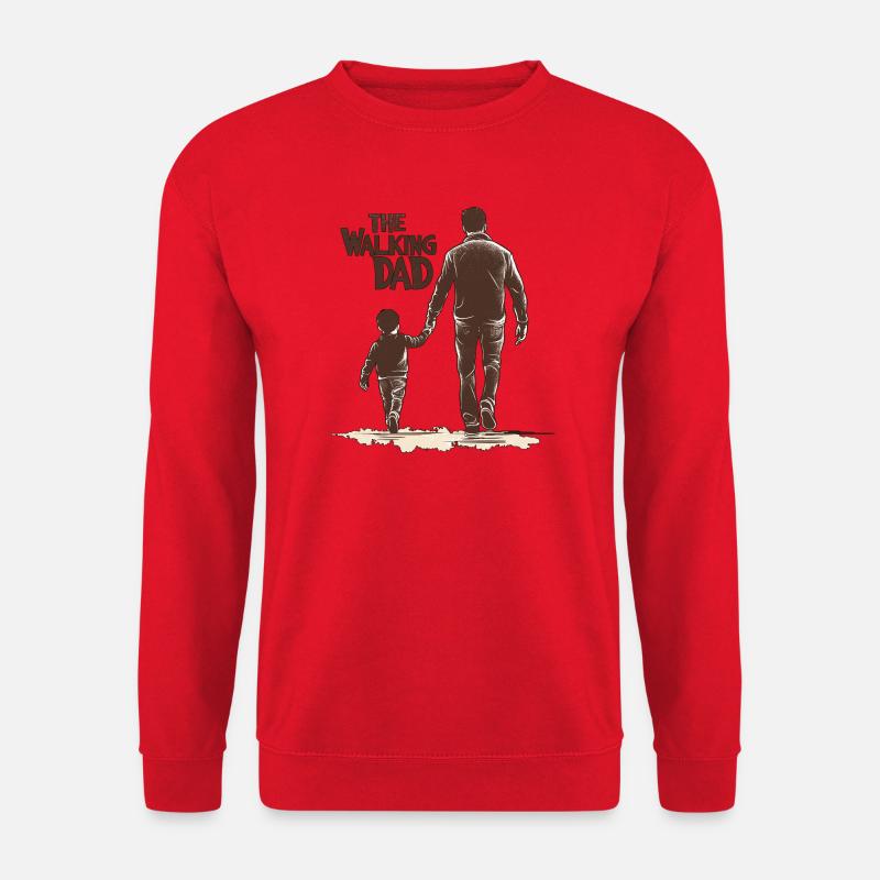 Der laufende Vater - Unisex Pullover - Rot
