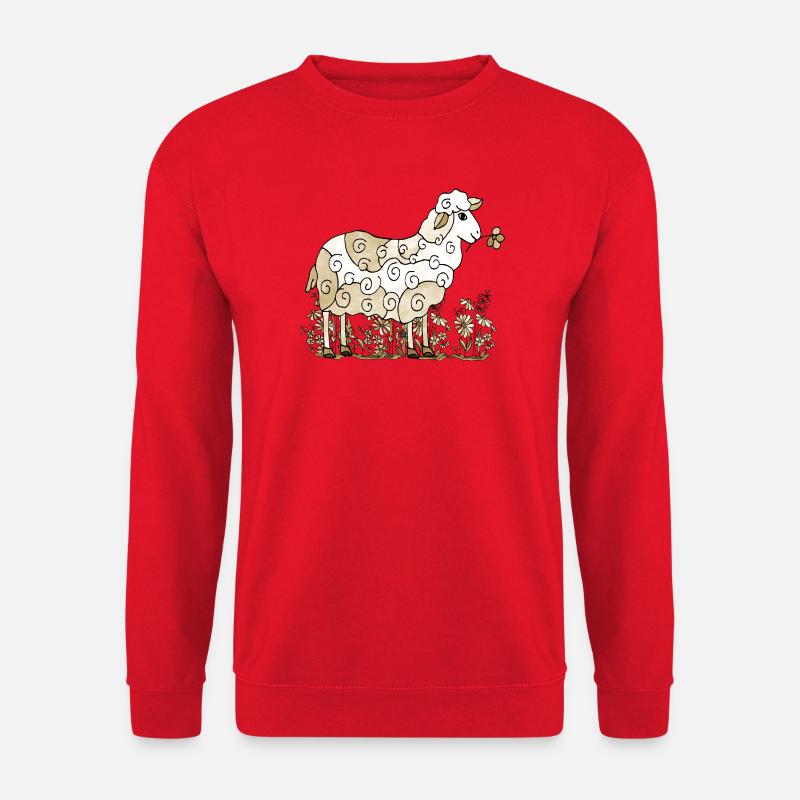 Schaf - Unisex Pullover - Rot