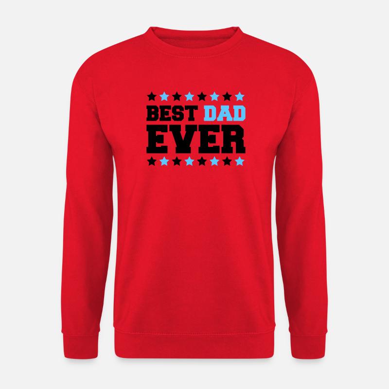 Bold Dad Stars Emblem - Unisex Sweatshirt - red