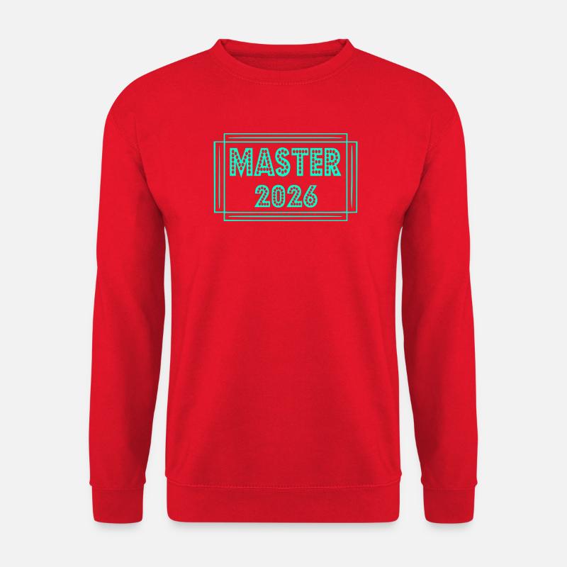 Degree 2026 Master's degree - Unisex Sweatshirt - red