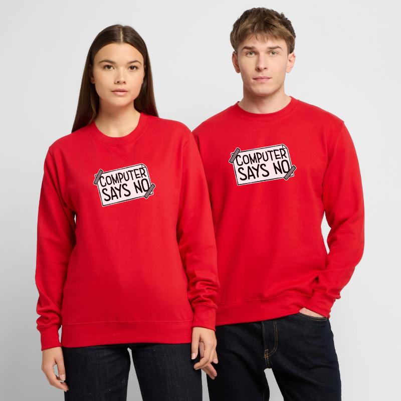 Computer Says No Lustig Programmierer Nerd Technik Unisex Pullover
