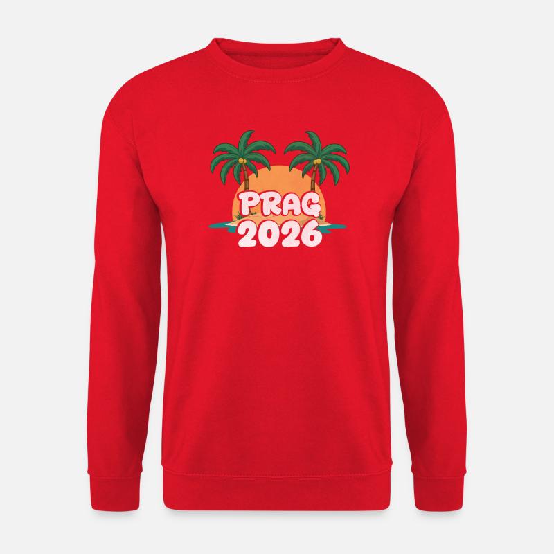 Prague 2026 - Unisex Sweatshirt - red