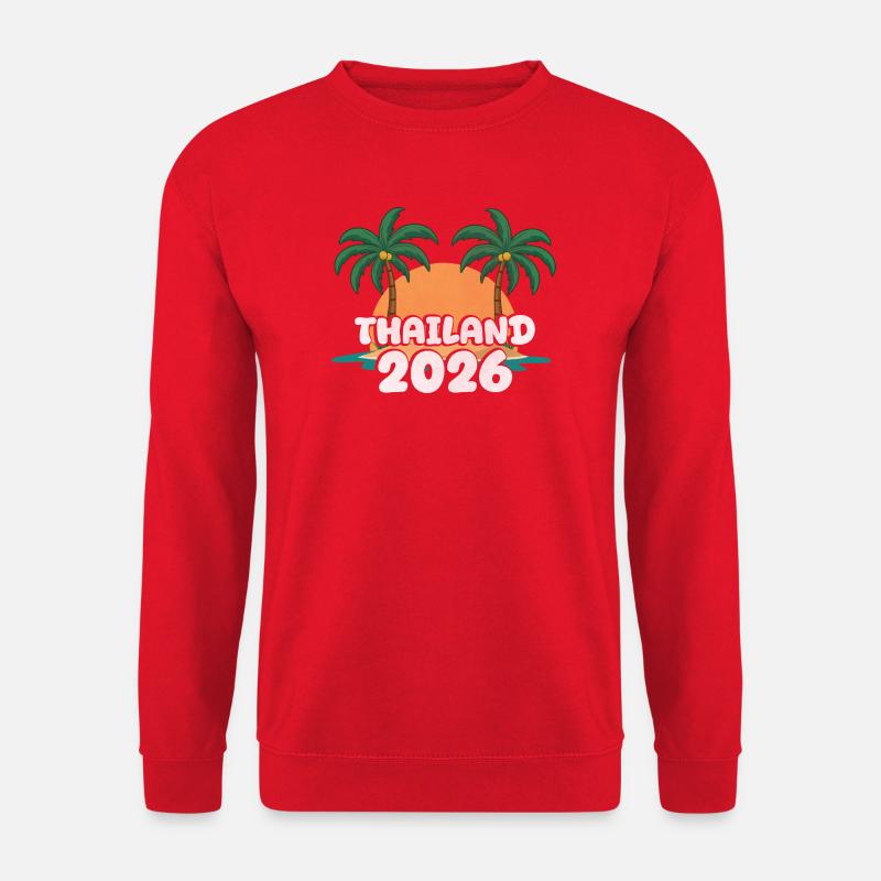 Thailand 2026 - Unisex Pullover - Rot