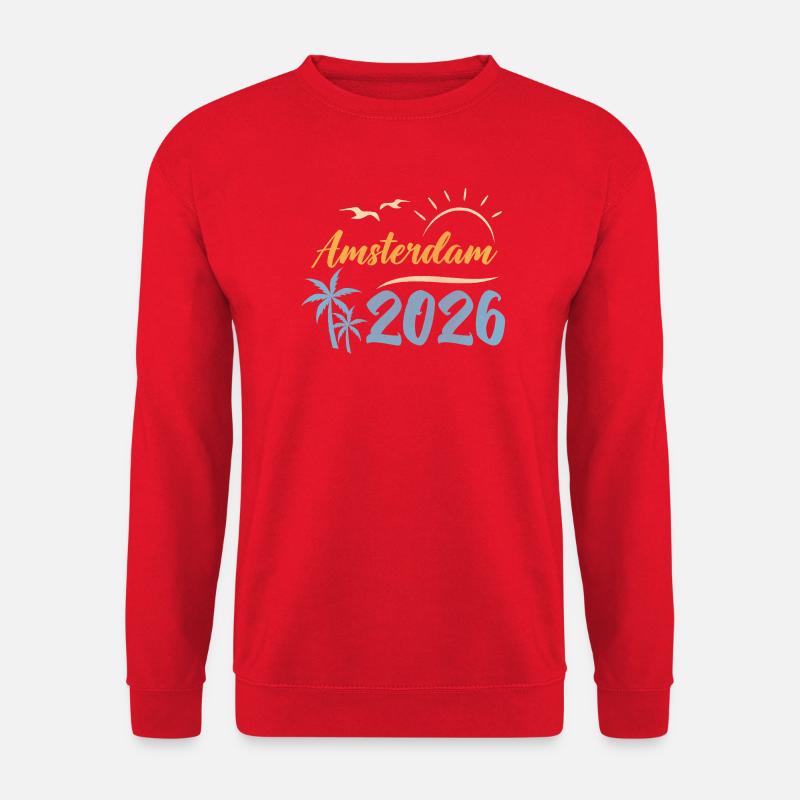 Amsterdam 2026 - Unisex Sweatshirt - red