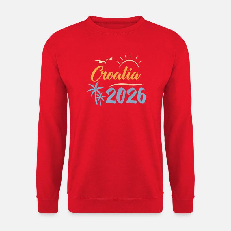 Croatia 2026 - Unisex Pullover - Rot