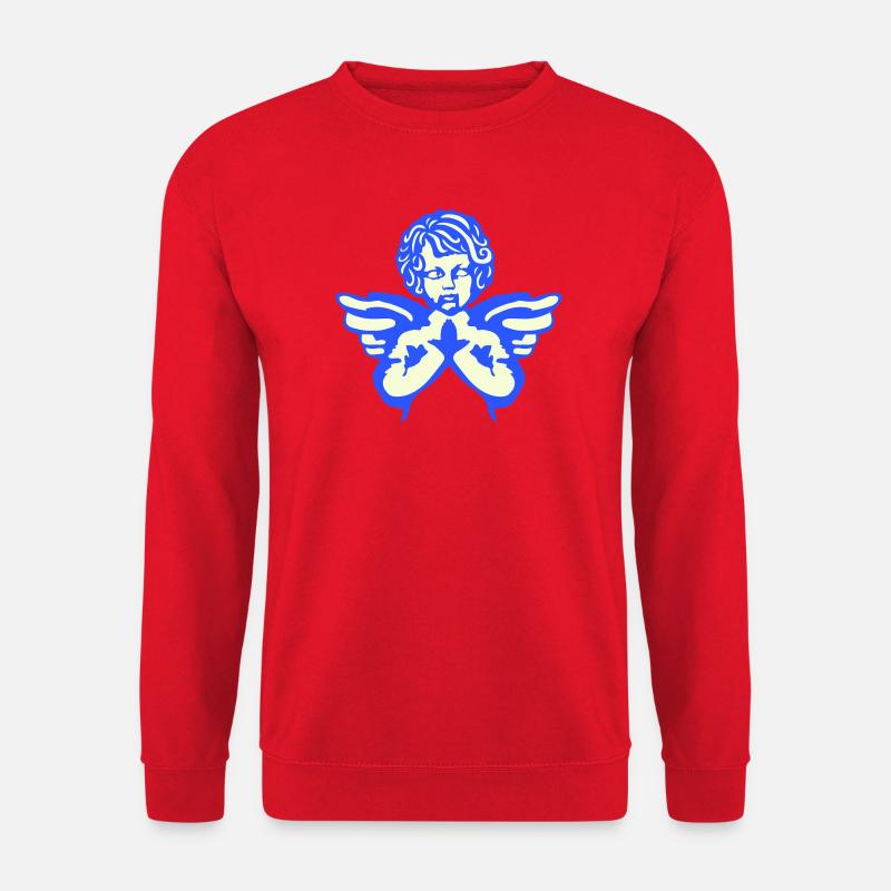 Engel Figur Flügeln - Unisex Pullover - Rot