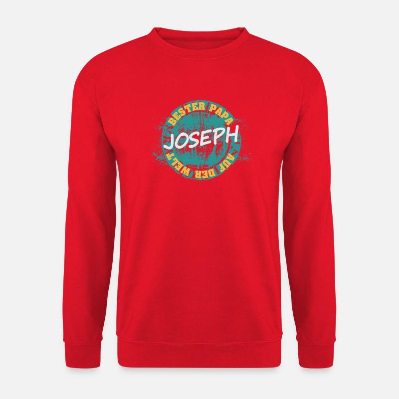 Joseph as father - Unisex Sweatshirt - red