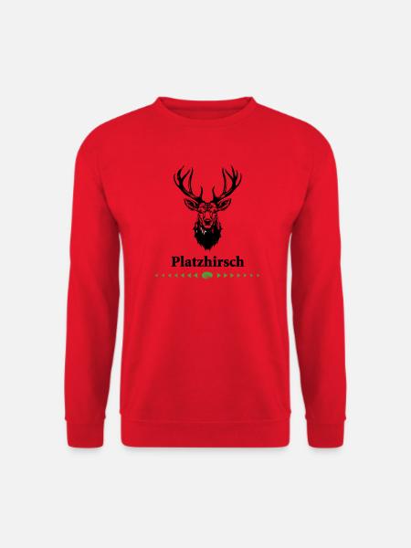 0-Platzhirsch - Unisex Pullover - Rot