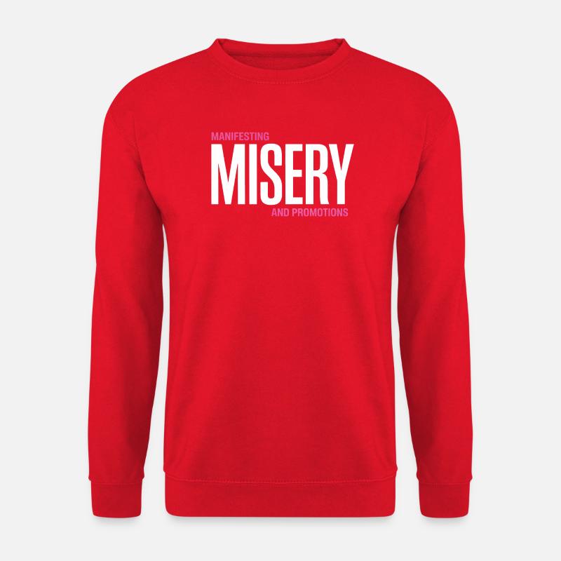 Elendsmanifest Tee - Unisex Pullover - Rot