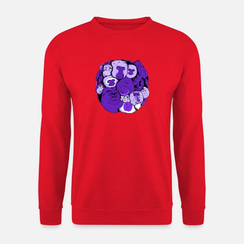 Monkey Ball - Sweat-shirt Unisexe - rouge