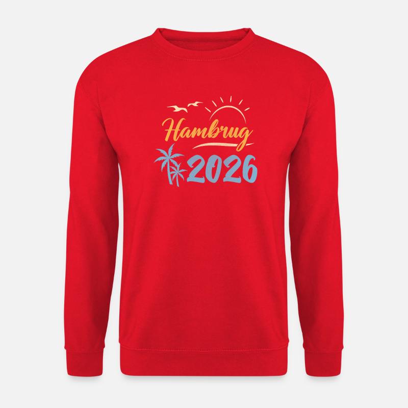 Hamburg 2026 - Unisex Sweatshirt - red