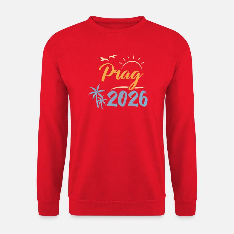 Prague 2026 - Unisex Sweatshirt - red