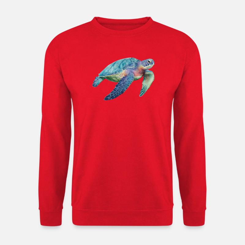 Turtle - Unisex Sweatshirt - red