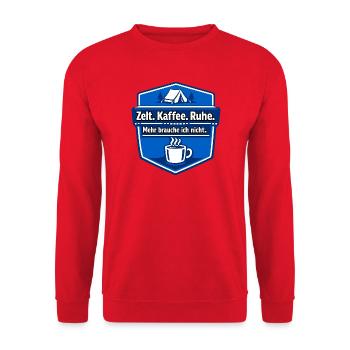 Dicton du camping-car - Sweat-shirt Unisexe - rouge - Devant - Alina (178cm) & Michal (187cm)