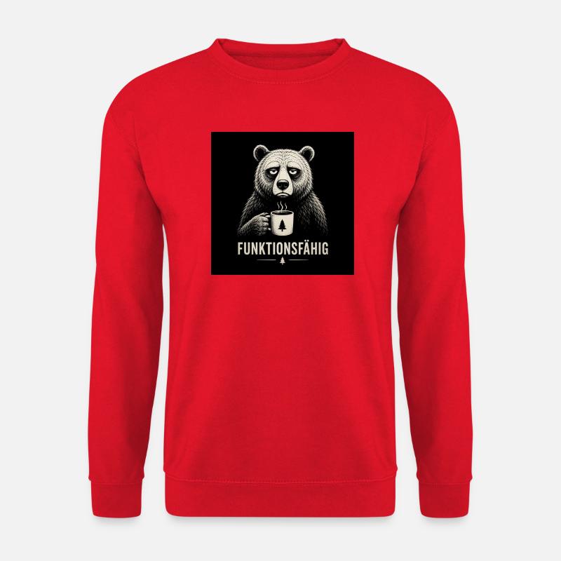 Bär FUNKTIONSFÄHIG 1 - Unisex Pullover - Rot