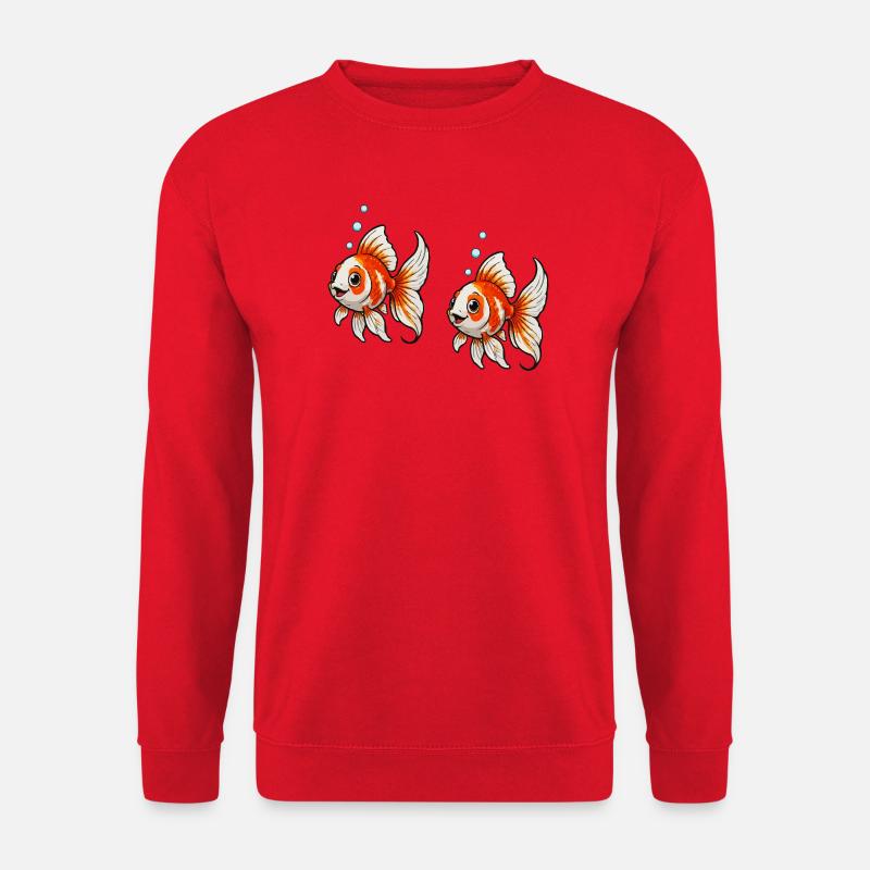 Goldfish Comic - Unisex Sweatshirt - red
