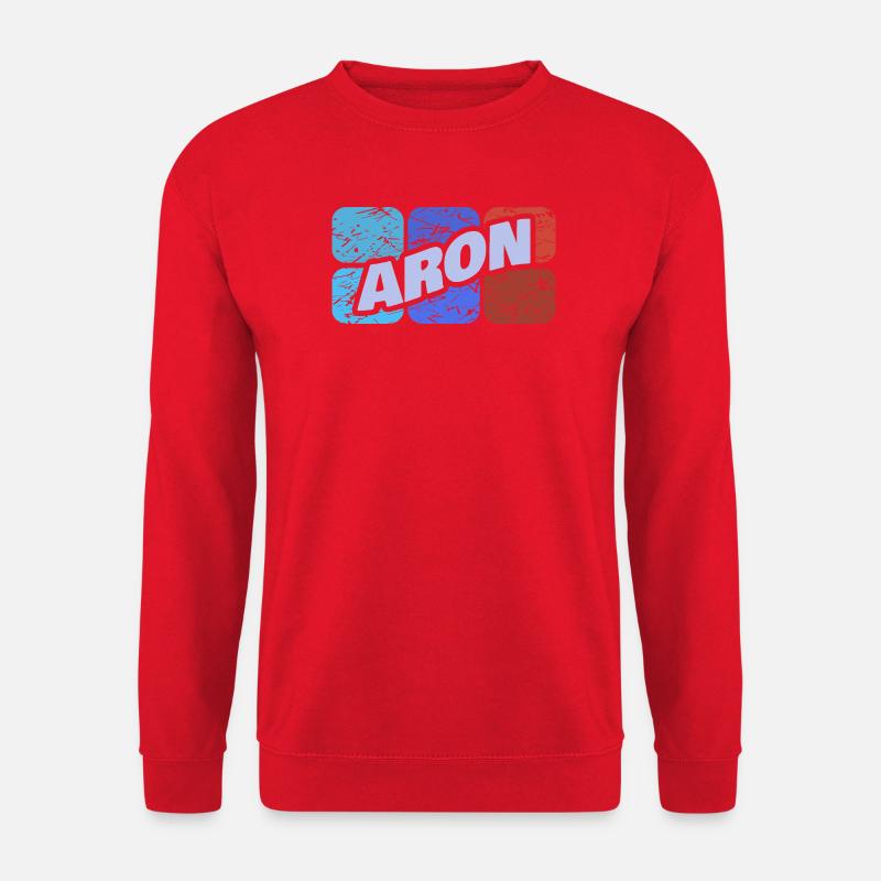 Vorname Aron - Unisex Pullover - Rot