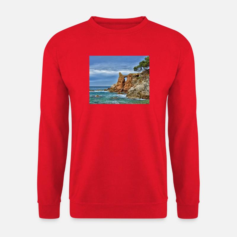 Sea Arch by Cliffside - Unisex Sweatshirt - red