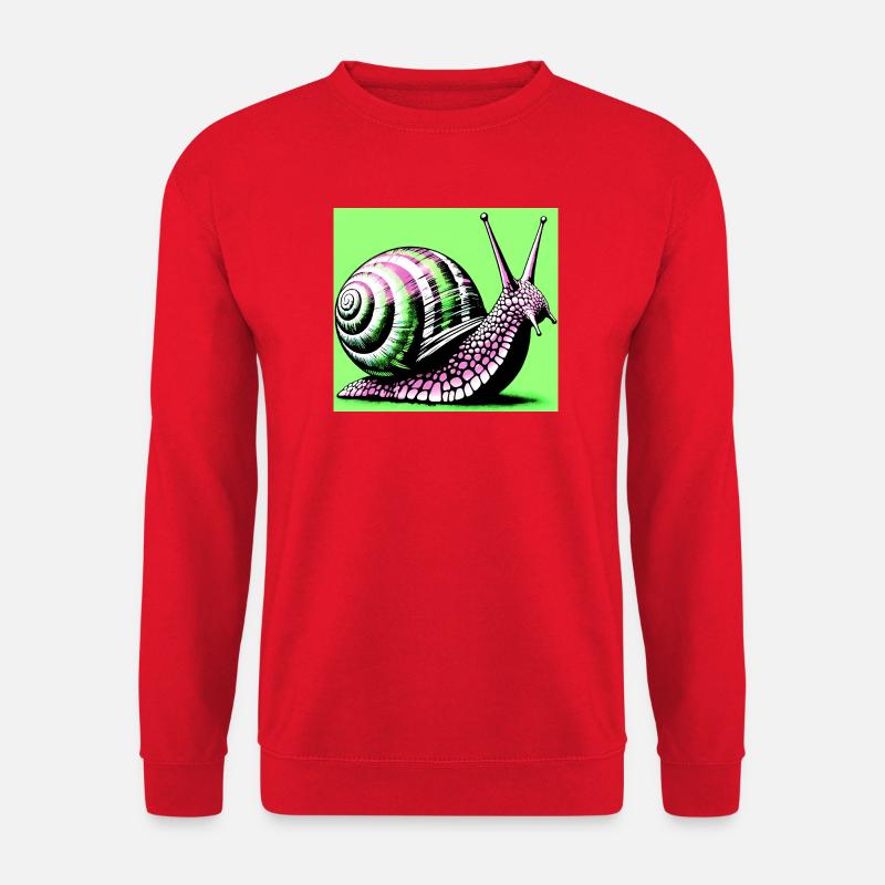 Snail - Unisex Sweatshirt - red