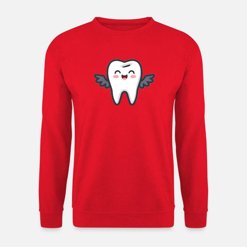 tooth - Unisex Sweatshirt - red