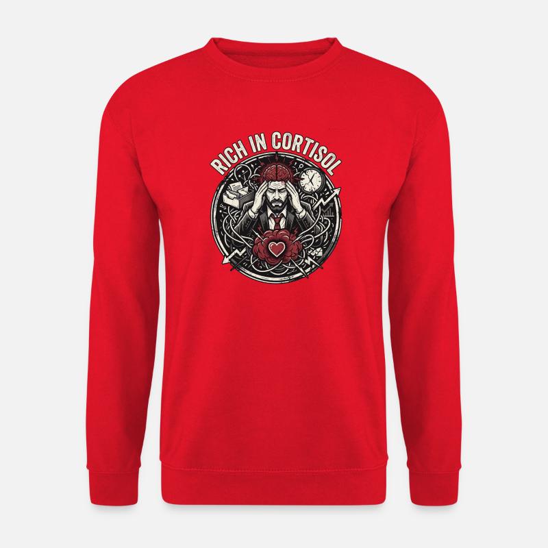 Cortisol Action - Unisex Sweatshirt - red