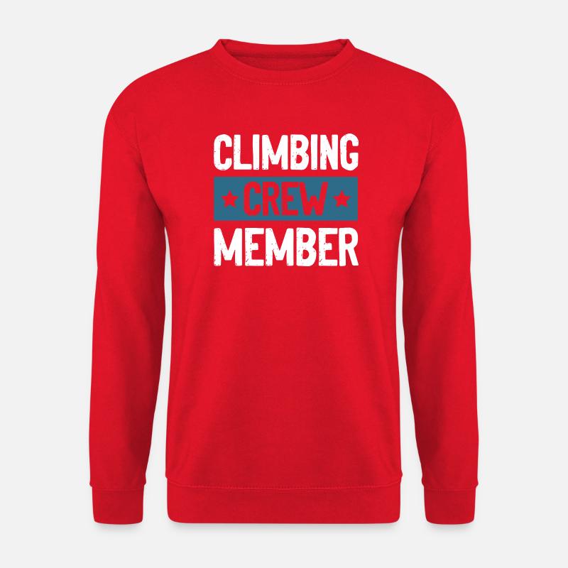 Climbing Crew - Unisex Sweatshirt - red