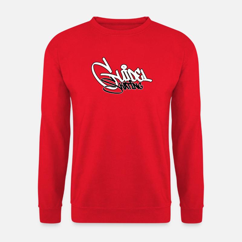 Graffiti Skate Vibe - Unisex Pullover - Rot