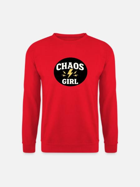 Chaos Girl - Unisex Sweatshirt - red