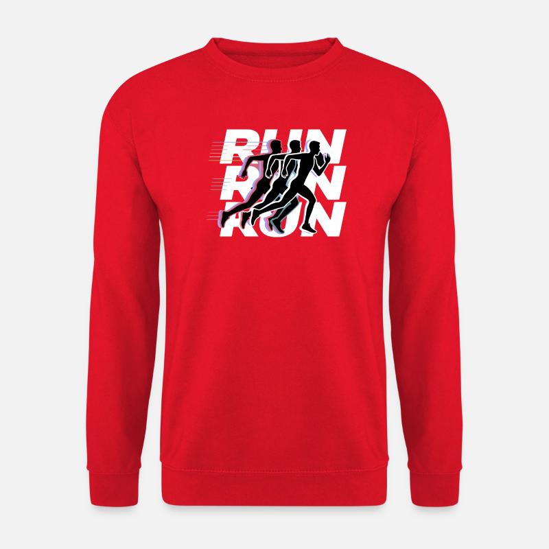 Silhouettes de course - Sweat-shirt Unisexe - rouge