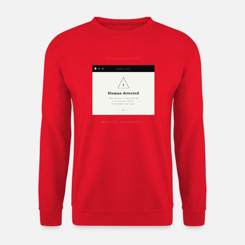 MENSCH ENTDECKT - Unisex Pullover - Rot