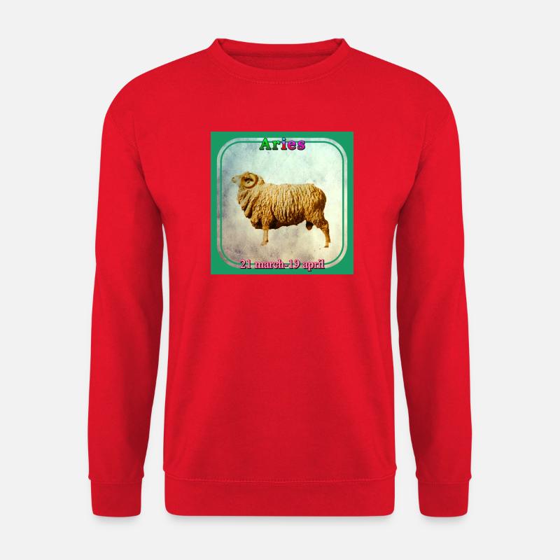 Aries - Unisex Sweatshirt - red