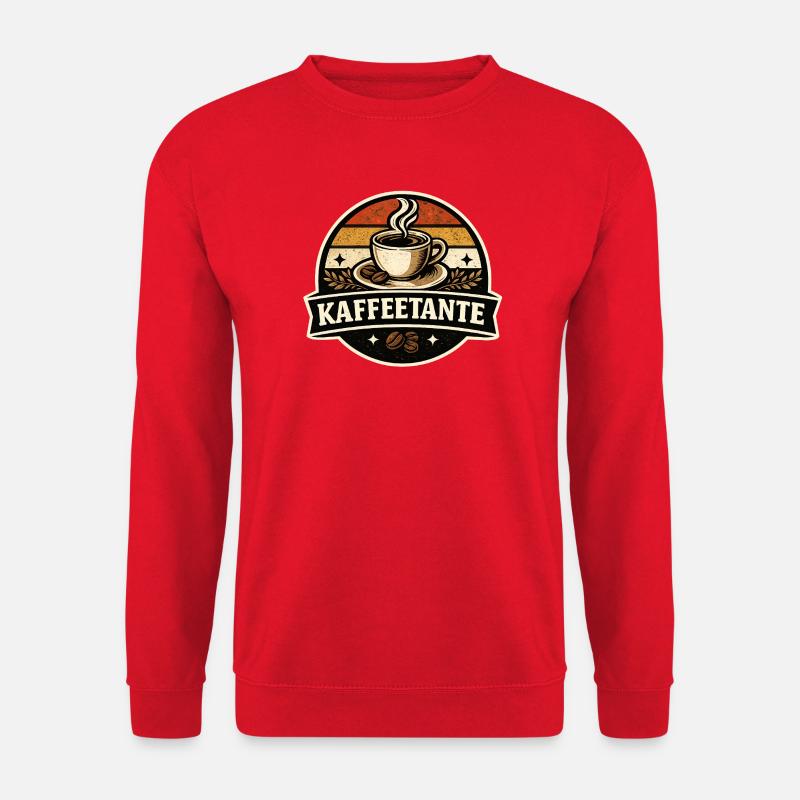 Kaffeetante Retro - Unisex Pullover - Rot