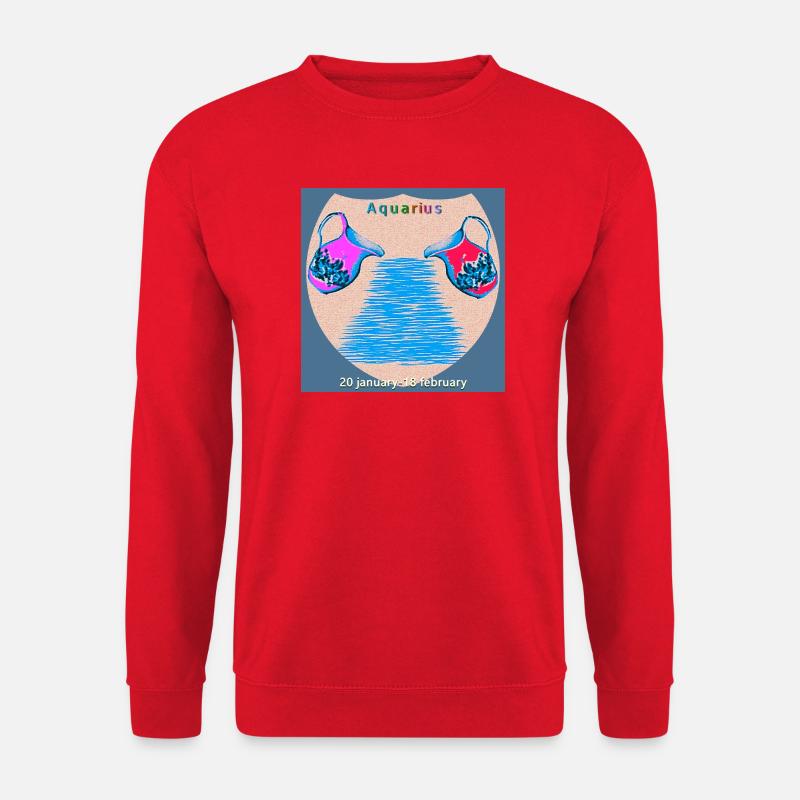 Aquarius - Unisex Sweatshirt - red