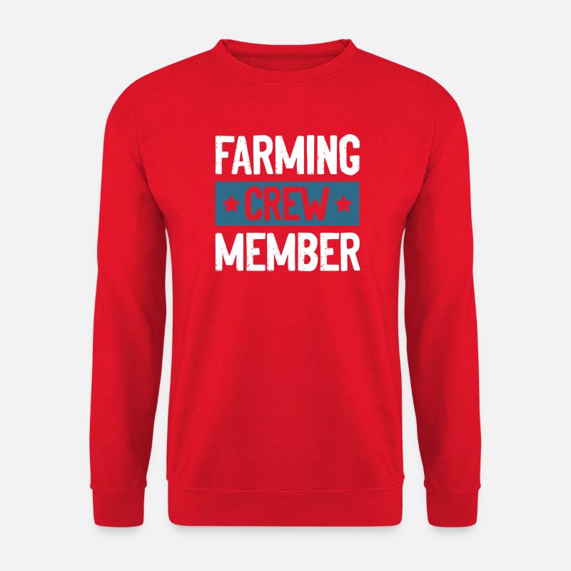 Farming Crew - Unisex Pullover - Rot